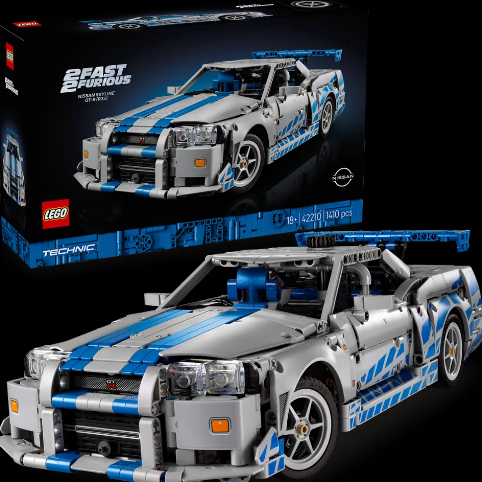 2 Fast 2 Furious Nissan Skyline GT-R (R34)-bil (42210)