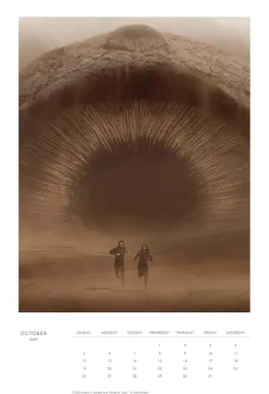 2025 The Art and Soul of Dune Poster Wall Calendar