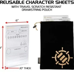 Acrylic Character Sheets