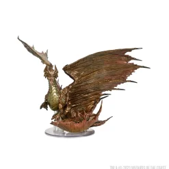 Adult Brass Dragon Icons of the Realms Premium Painted Miniatures