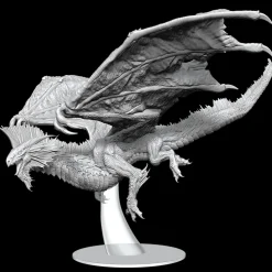 Adult Silver Dragon Dungeons & Dragons Nolzurs Marvelous Unpainted Miniature Figur