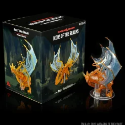 Adult Topaz Dragon Icons of the Realms Premium Painted Miniatures