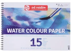 Akvarellblokk spiral A3 240g