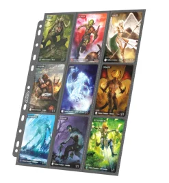 Album Pages Side-Loading 18-Pocket Grey Standard Size (10) Portfolio