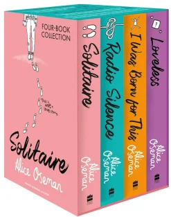 Alice Oseman Four-Book Collection Box Set (Solitaire, Radio Silence, I Was Born For This, Loveless)