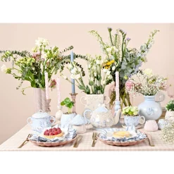 Alice Teacup Planter with Faux Plant