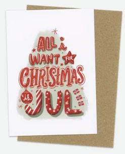 All I want for Christmas is Jul kort A6