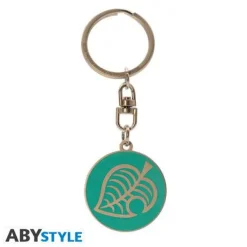 Animal Crossing Leaf Logo Keychain