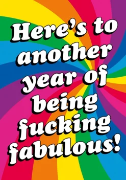 Another year of being fabulous Card