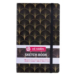 Art Creation Skissebok m/strikk Art Deco 13x21cm