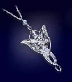 Arwen's Evenstar Costume Version Silver Plated Necklace
