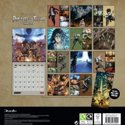 ATTACK ON TITAN 2026 SQUARE CALENDAR