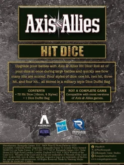 Axis & Allies: Hit Dice (72)