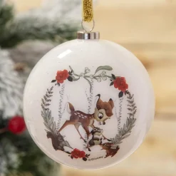 Bambi Enchanted Forest Christmas Baubles Set of 7