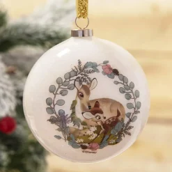 Bambi Enchanted Forest Christmas Baubles Set of 7
