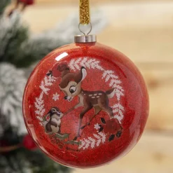 Bambi Enchanted Forest Christmas Baubles Set of 7