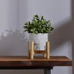 Bambi Forest Friends Planter on Stand