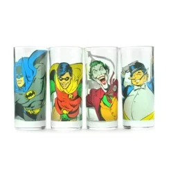 Batman Characters Set of 4 Glasses