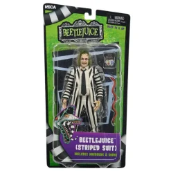 Beetlejuice Black and White Striped Suit Action Figure 18 cm