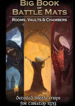 Big Book of Battle Mats Rooms, Vaults & Chambers Book of Battle Mats