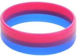 Bisexual Flag Silicone Wrist Band