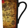 Black & Gold Map Grande Mug 470 ml