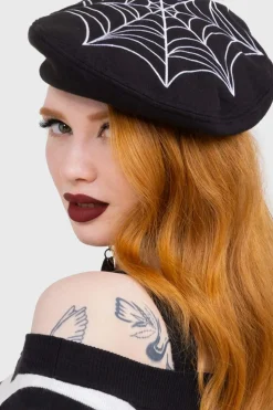 Black Widow Beret Hat