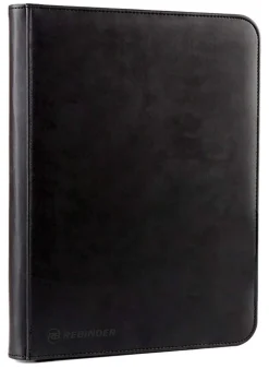 Black Zipped 9-Pocket Toploader Binder