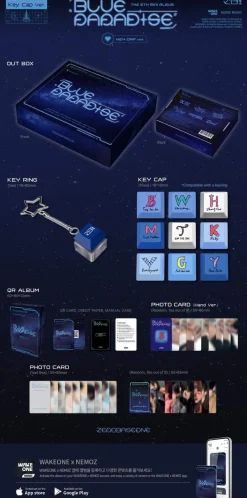BLUE PARADISE (5TH MINI ALBUM) KEY CAP VER.