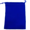 Blue Velour Dice Pouch (small) Terningpose