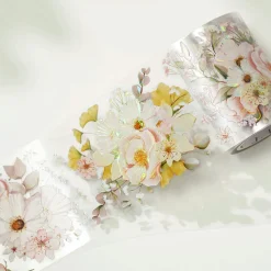 Blush Wide Iridescent PET Tape