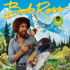 Bob Ross 2026 Wall Calendar (Includes Full-Color Poster)