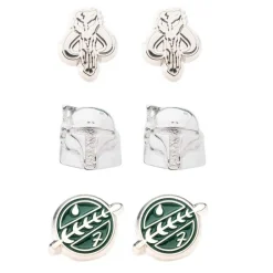 Boba Fett Symbols Earring Set