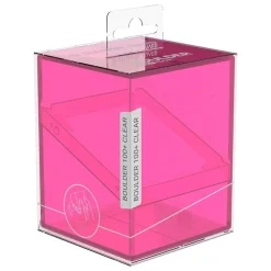 Boulder Deck Case Clear Rhodonite Standard Size (100+)
