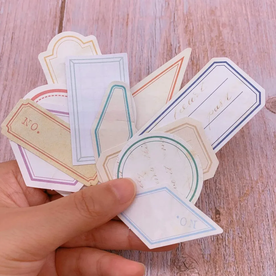 Box of 60 Vintage Labels Stickers