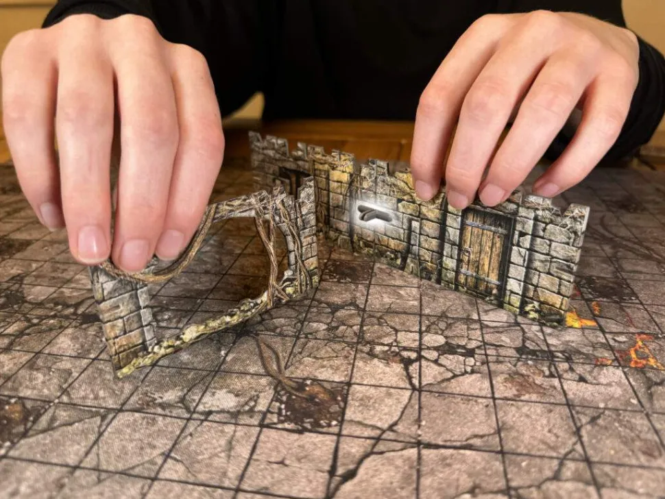 Brown Plastic Terrain Clips