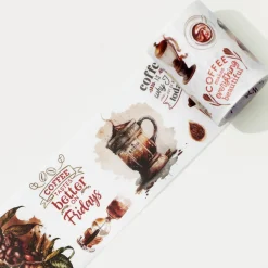 CAFFEINE CANVAS WIDE  WASHI TAPE