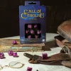 Call of Cthulhu 7th Edition Poly Black /Magenta (7) Terningsett, Call of Cthulhu RPG