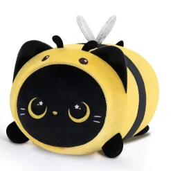 Cat with Bee Hoodie Fluffy Family Plush Figure 20 cm