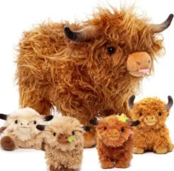 Cattle Family Plush Figure Set of 5