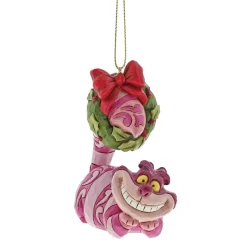 Cheshire Cat Christmas Hanging Ornament 8cm