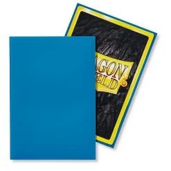 Classic Sky Blue Japanese Size Sleeves (60) Kortlommer, Dragon Shield