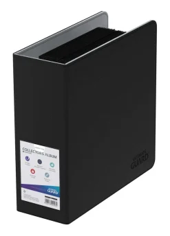 Collector's Album Compact 3-Ring Black XenoSkin Sandard Size Portfolio