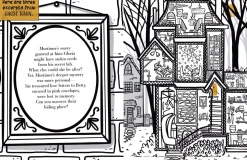 Color & Sleuth: Ghost Town: A Spooky Coloring Mystery - Includes 40+ Coloring Pages, Clue Notebook Sheets, and Downloadable Coloring Poster