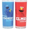 Cookie Monster & Elmo Glasses Set of 2