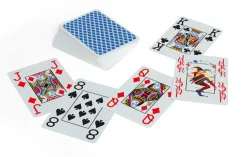 Copag Blue Plastic Poker Size Kortstokk