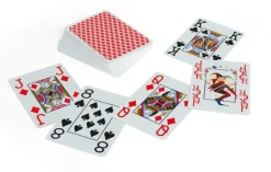 Copag Red Plastic Poker Size Kortstokk