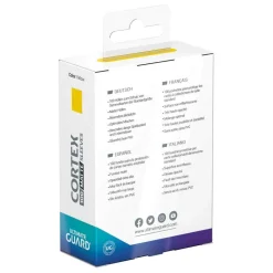 Cortex Matte Yellow Standard Size Sleeves (100)