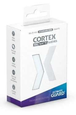 Cortex Sleeves Matte Transparent Standard Size (100) Kortlommer, Cortex