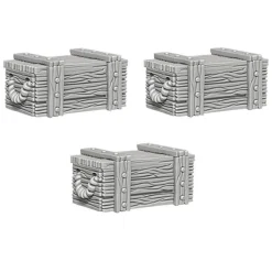 Crates (Wave 4) WizKids Deep Cuts Unpainted Miniature